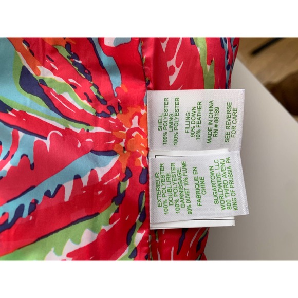 Lilly Pulitzer Blue Small Puffer Down Vest Size XS - Picture 11 of 12